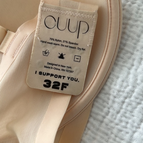 CUUP The Plunge Mesh Bra - Picture 3 of 4